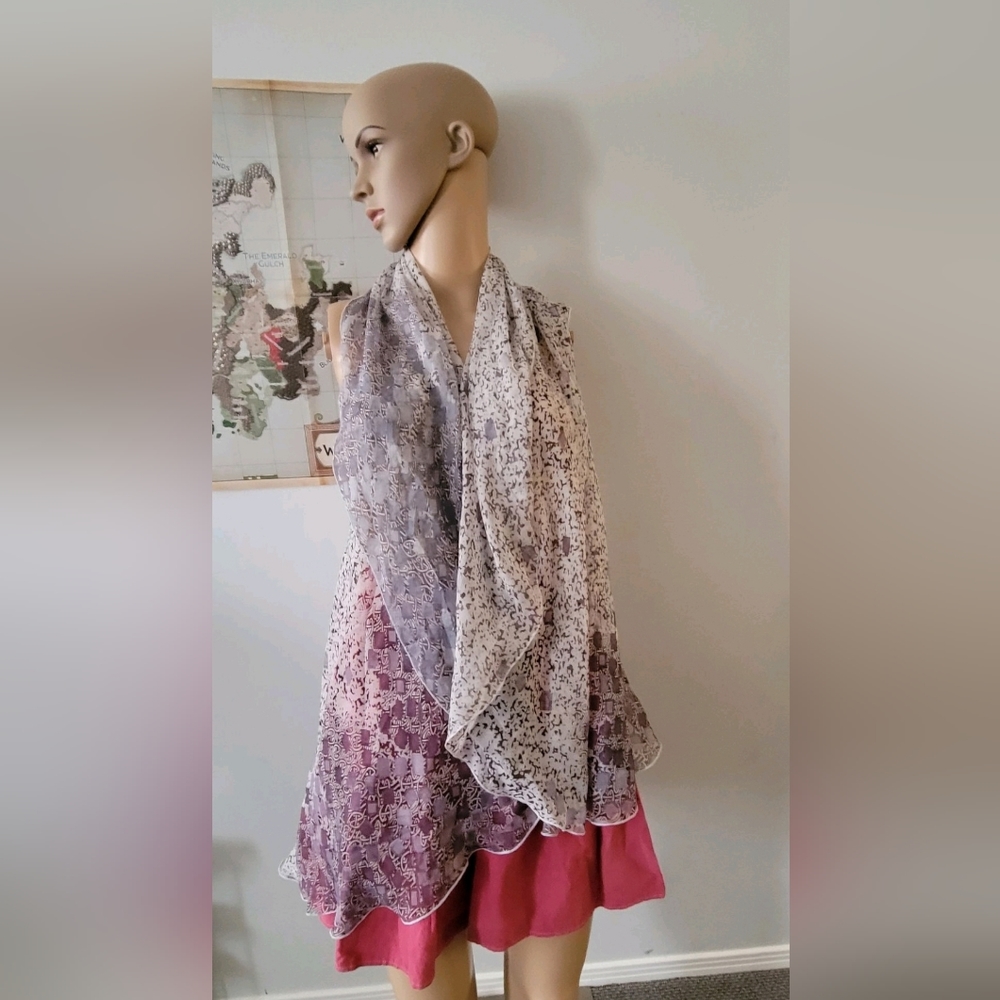 Style 101 Sheer Poncho, size Large